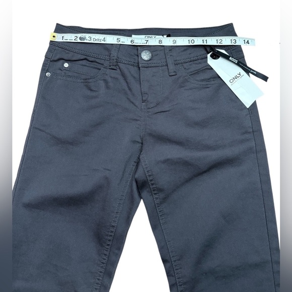 ONLY, Nynne Skinny Soft Pants Noos, Asphalt Gray, Size 34/34 - Picture 11 of 11